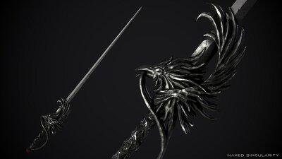 DARK FANTASY MEDIEVAL WEAPONS - Skeletal weapon ready [Sword,Shield,Axe,Bow...] 