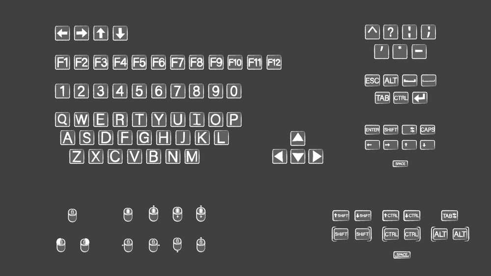 Unique Input Icons Pack 