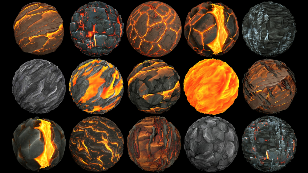 Stylized Lava Textures - RPG Environment 