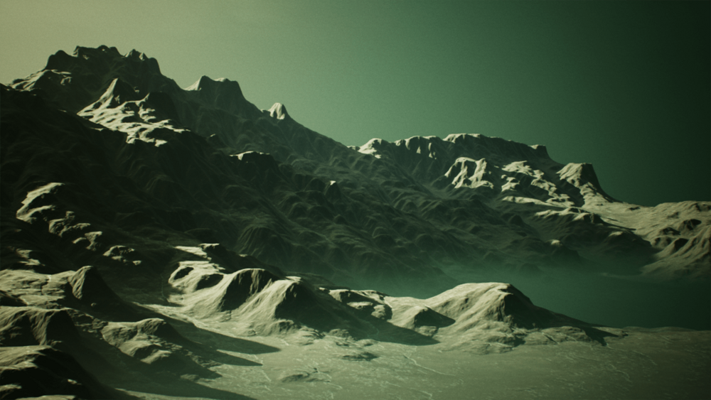 Rocky Mountains Landscape Heightmaps 