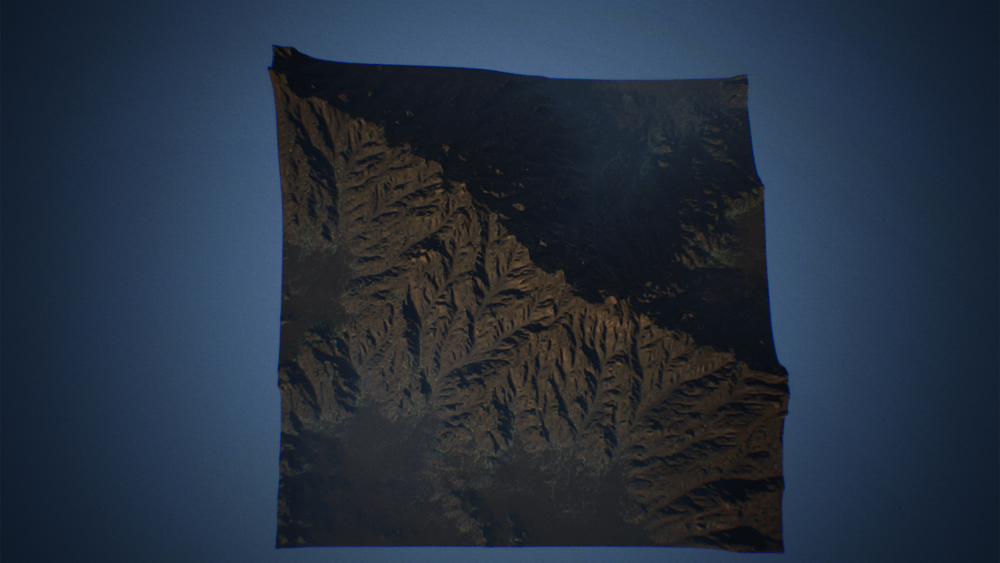 Rocky Mountains Landscape Heightmaps 