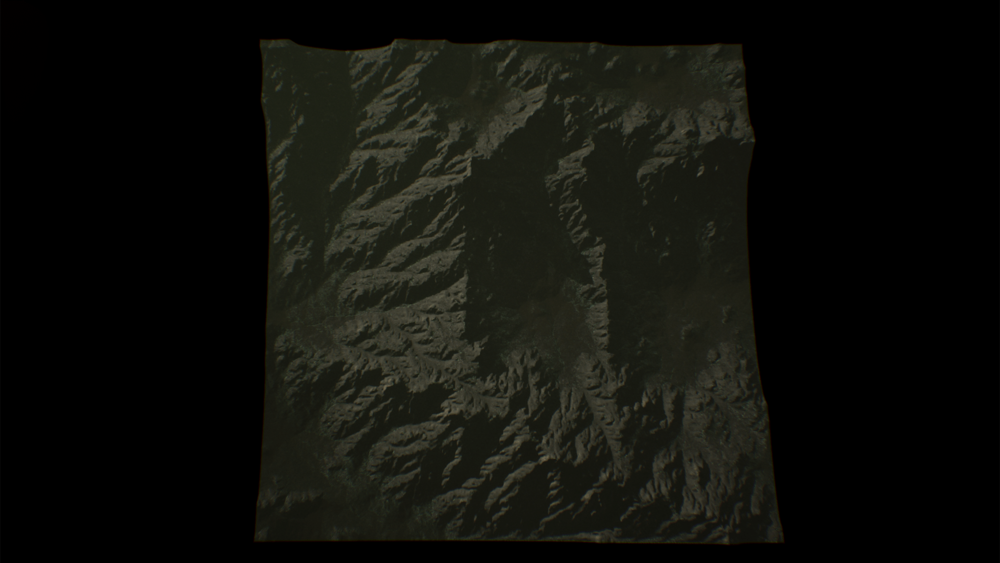 Rocky Mountains Landscape Heightmaps 