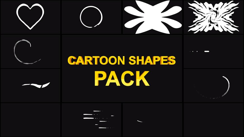 Cartoon Shapes Pack 