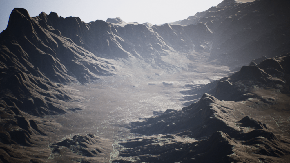 Rocky Mountains Landscape Heightmaps 