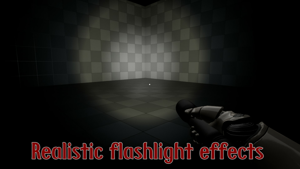 Immersive Flashlight Horror Character 