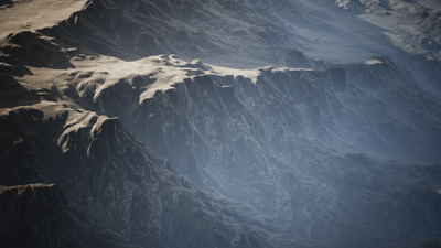 Rocky Mountains Landscape Heightmaps 