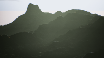 Rocky Mountains Landscape Heightmaps 