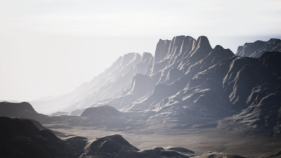 Rocky Mountains Landscape Heightmaps 