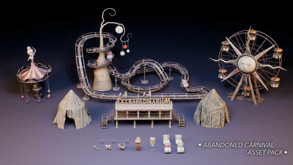 Abandoned Carnival Asset Pack 