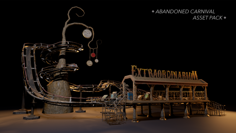 Abandoned Carnival Asset Pack 