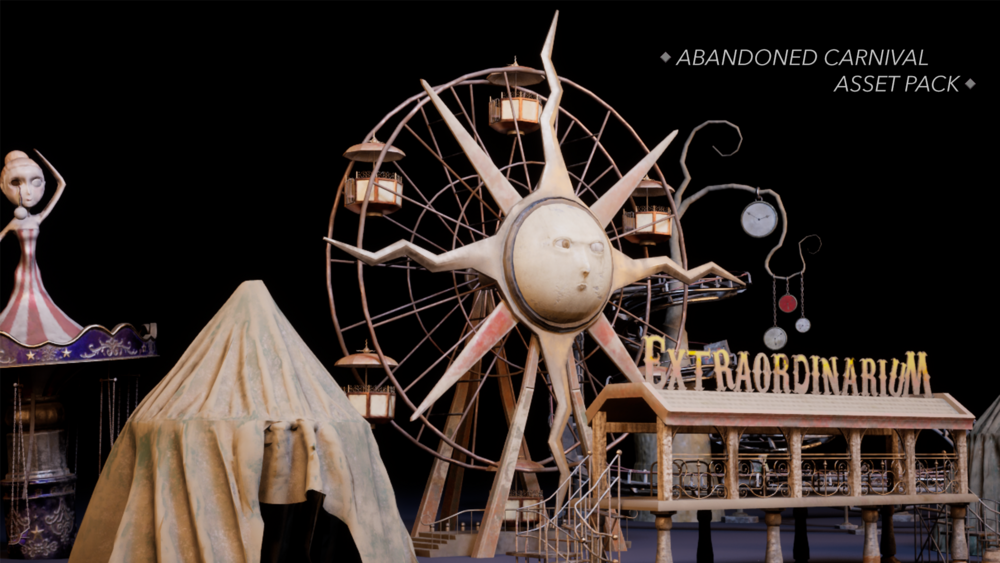 Abandoned Carnival Asset Pack 