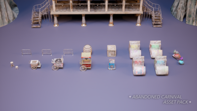 Abandoned Carnival Asset Pack 