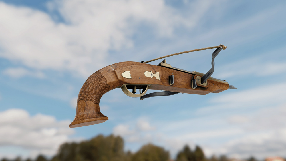 Animated Hand Crossbow 