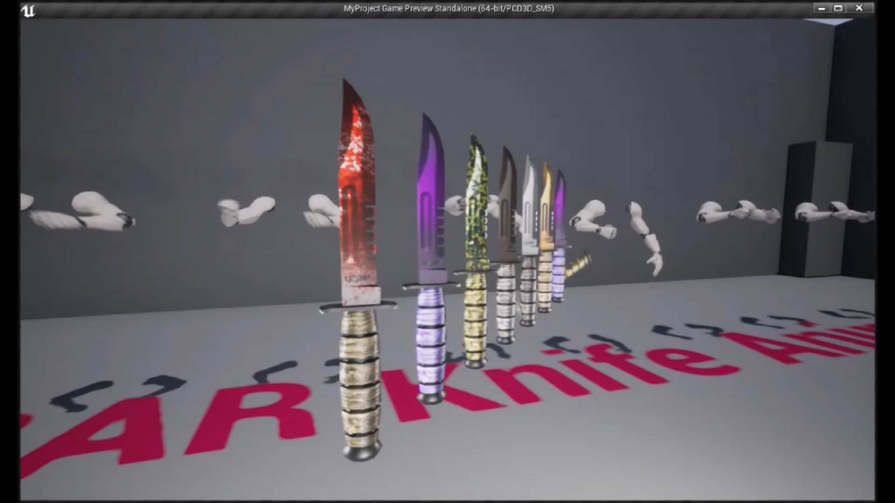 Combat Knife Animation Kit 