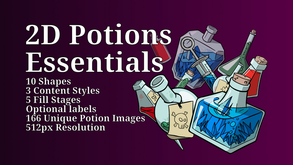 2D Potions  - Essentials Pack 