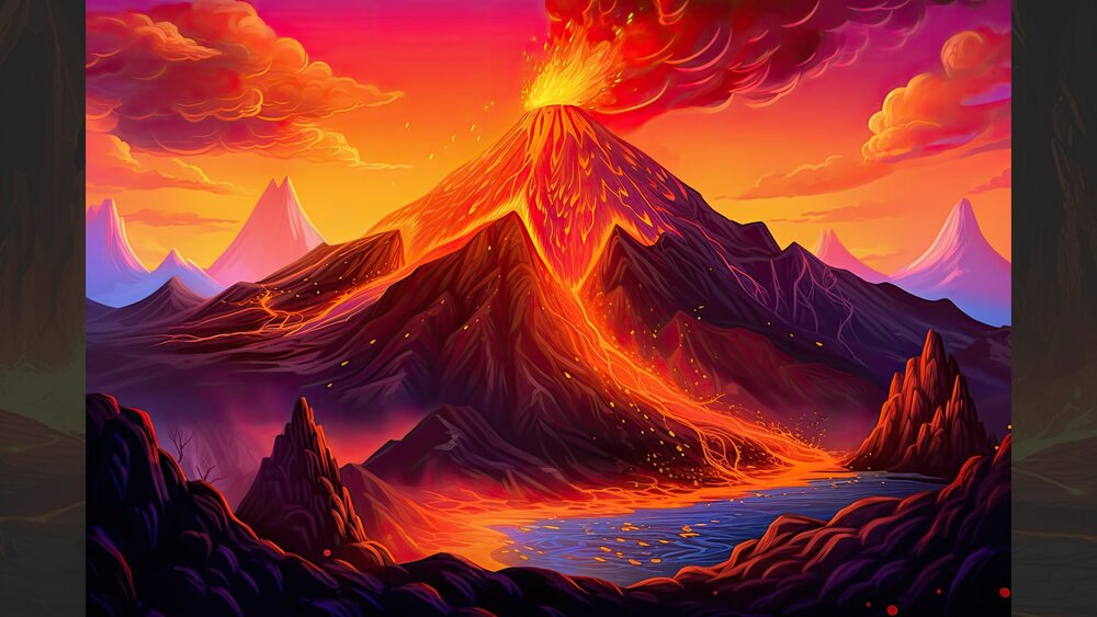 BACKGROUND - Stylized Mountain 1 