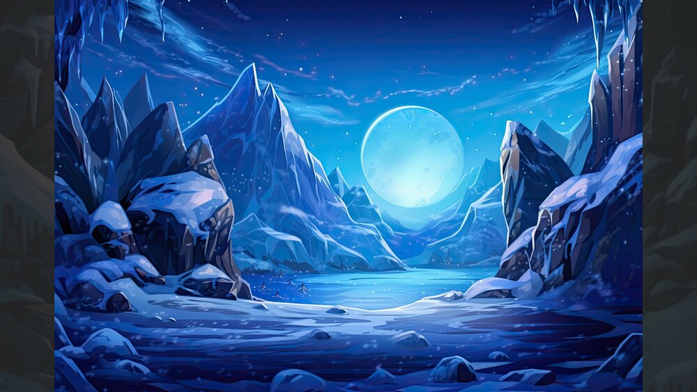 BACKGROUND - Stylized Mountain 1 