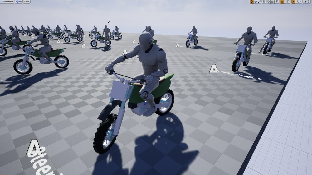 Motorbike Interact Animations Pack 