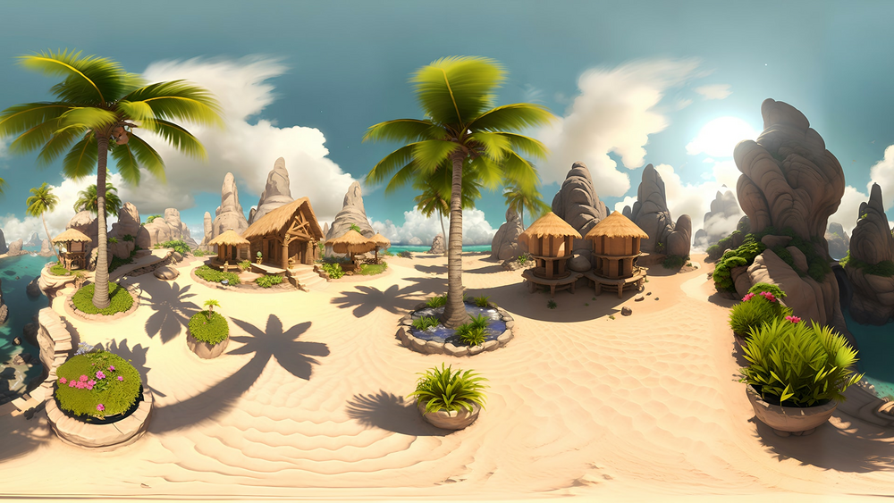 41 HDRI Tropical Beach - 8k 