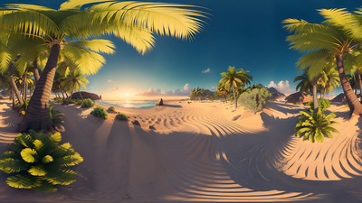 41 HDRI Tropical Beach - 8k 