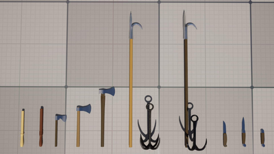 Pirate Melee Weapons 