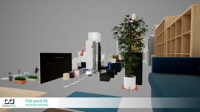 ArchViz Furniture - Flat Pack 