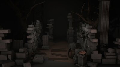 Stylized Ruins Props v.01 