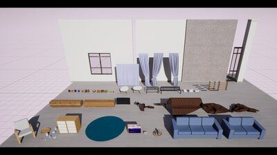 Customizable Living Room 