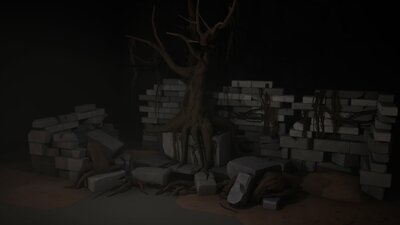 Stylized Ruins Props v.01 