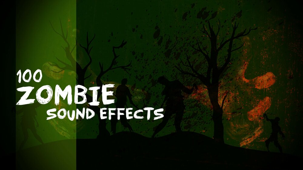 100 Zombie Sound Effects 