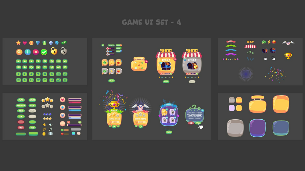 Game UI Set - 4 