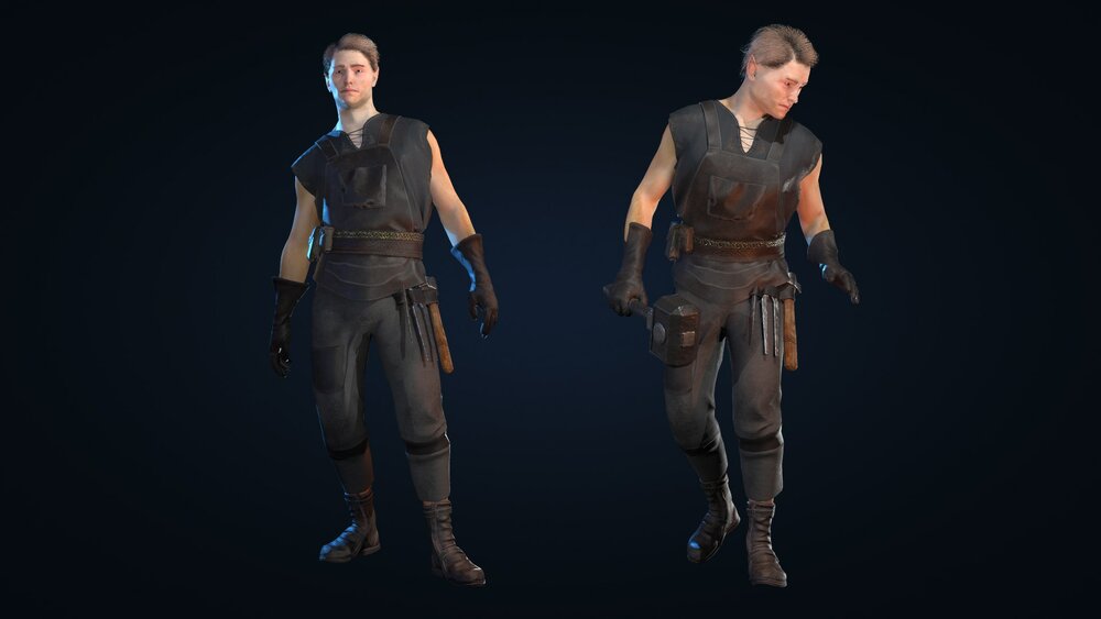 Elf Blacksmith 