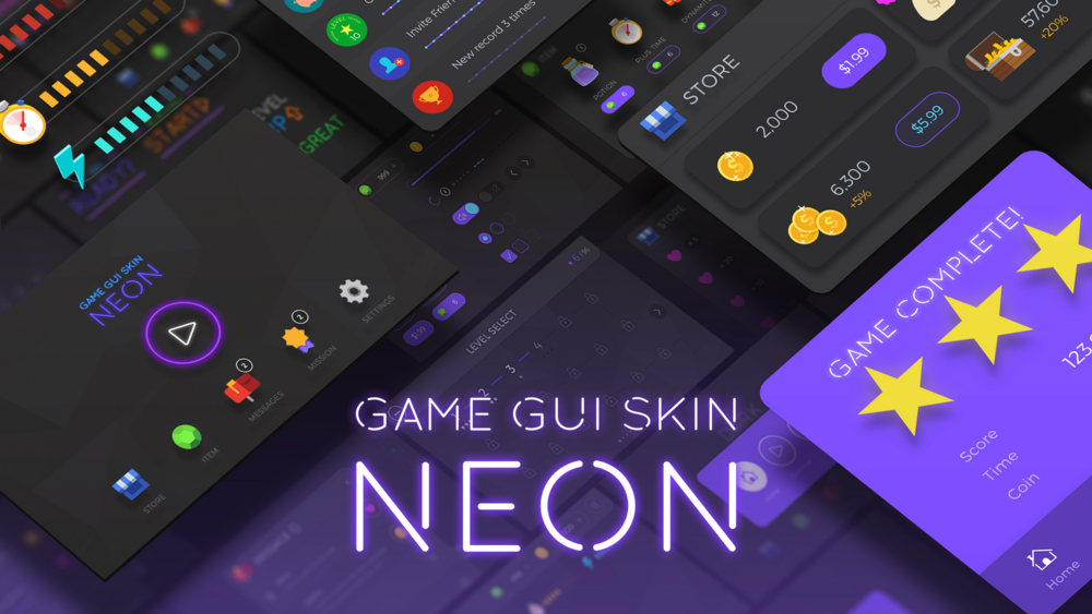 GUI Kit - Neon 