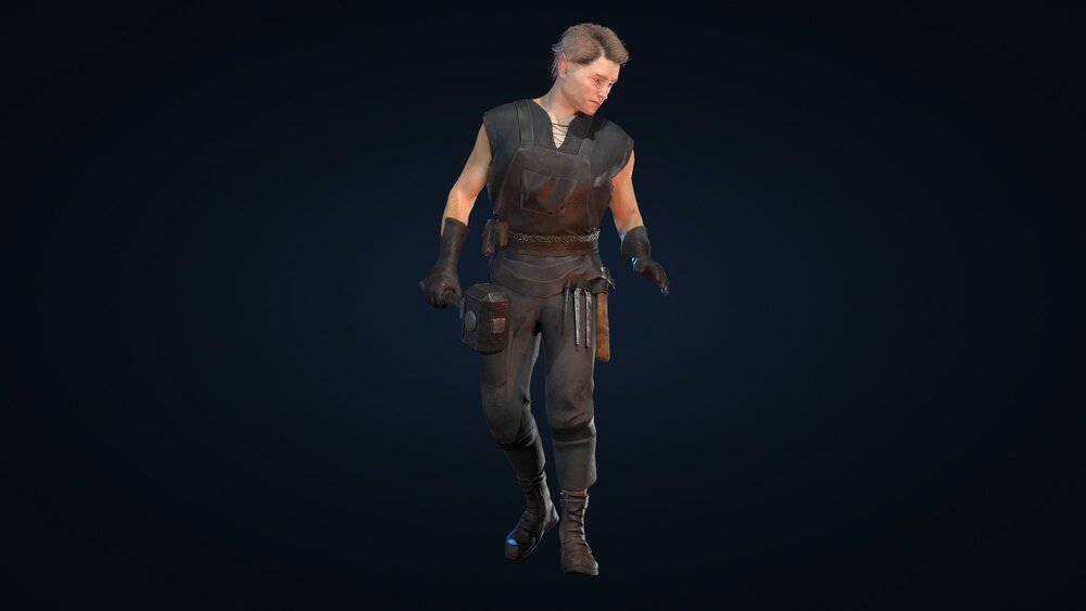 Elf Blacksmith 