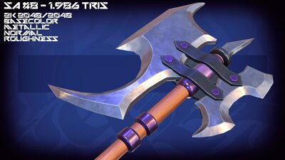 Stylized Axes PBR Asset Pack Vol.1 