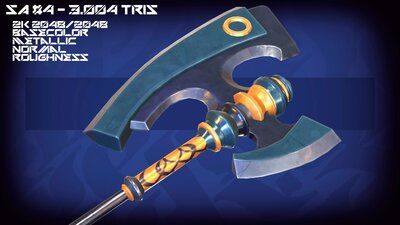 Stylized Axes PBR Asset Pack Vol.1 