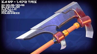 Stylized Axes PBR Asset Pack Vol.1 