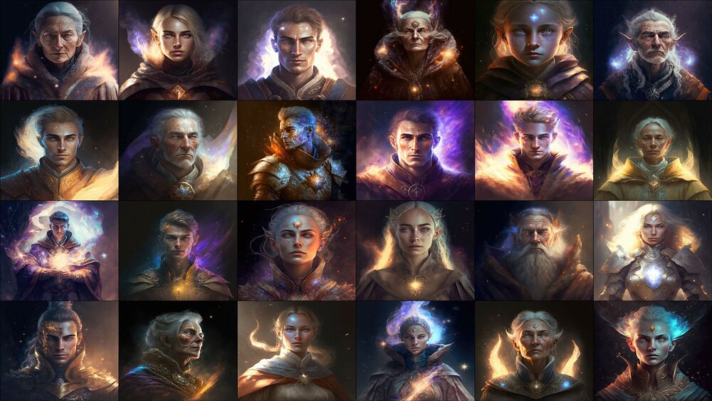 Galaxy Dust - Fantasy Humans 4 - FPS / RPG / Icon Bundle 