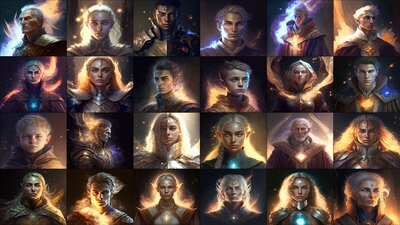 Galaxy Dust - Fantasy Humans 4 - FPS / RPG / Icon Bundle 