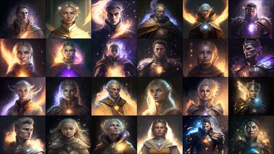 Galaxy Dust - Fantasy Humans 4 - FPS / RPG / Icon Bundle 