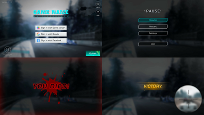 Modern Shooting UI Pack 