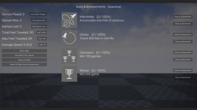 Stats & Achievements Integration 