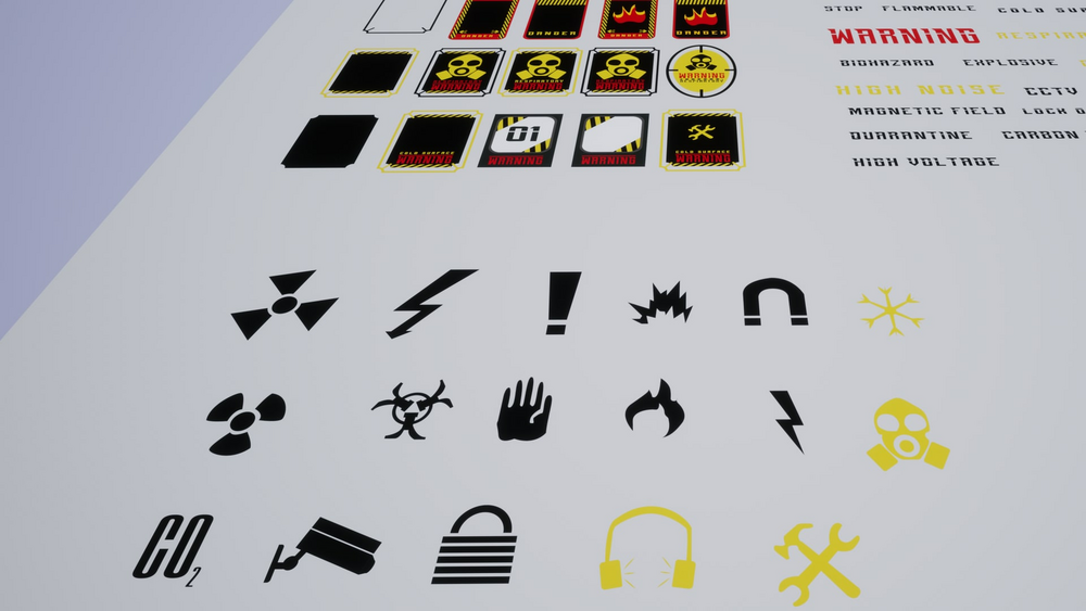 100+ Industrial Decal Package / AI SOURCES 