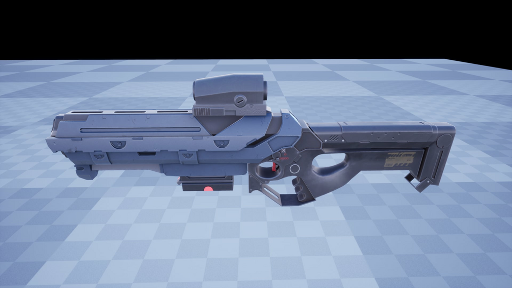 Sci fi assault rifle 