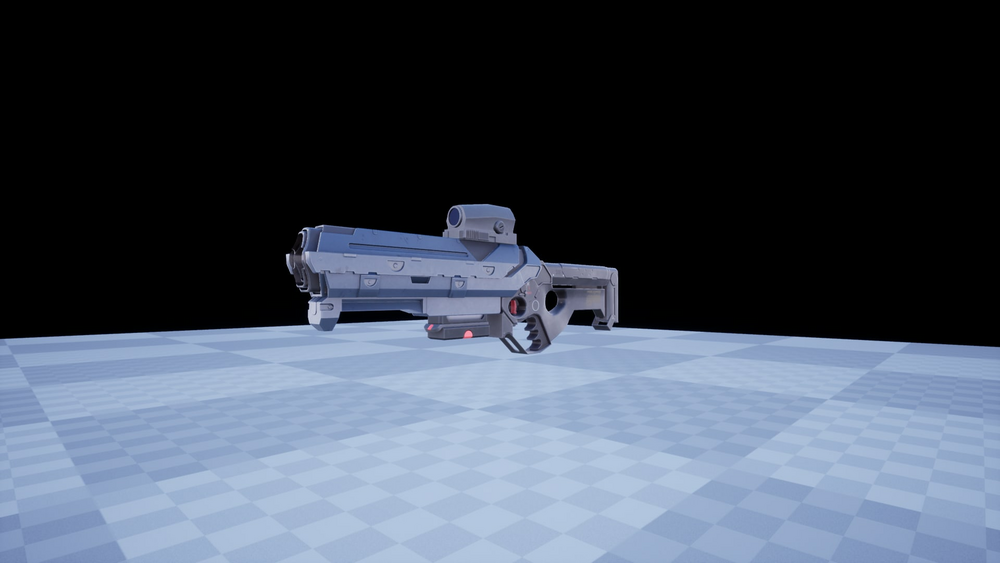 Sci fi assault rifle 