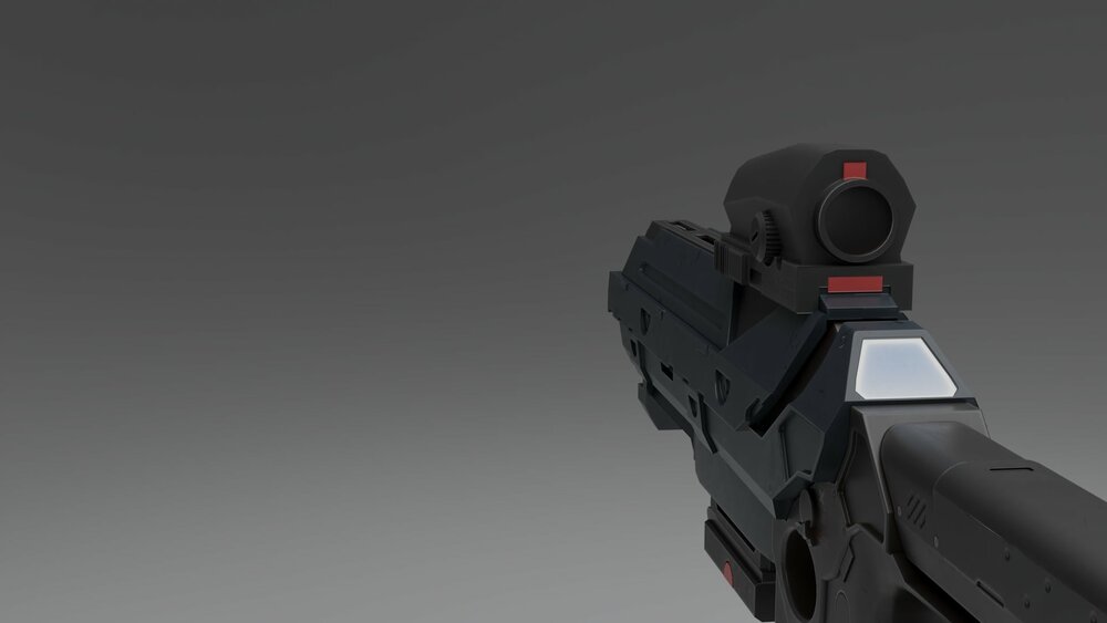 Sci fi assault rifle 