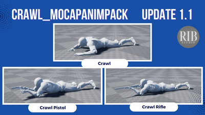 Crawl_MocapAnimPack 