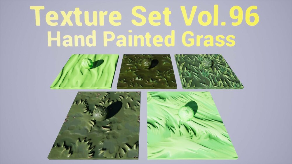 Grass Vol.96 - Stylized Game Textures 