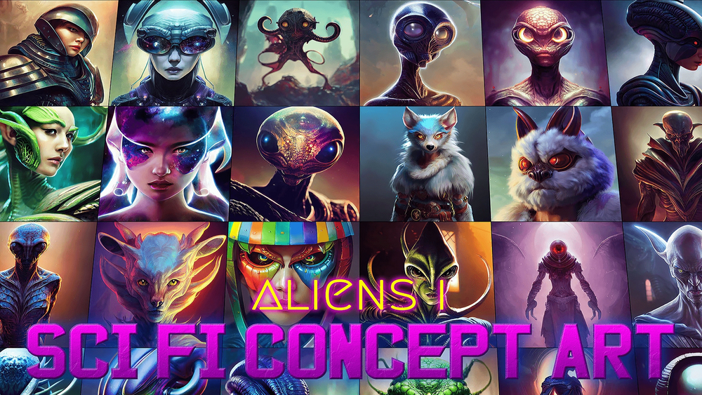 Sci-Fi Concept Art - Aliens 1 - RPG FPS 