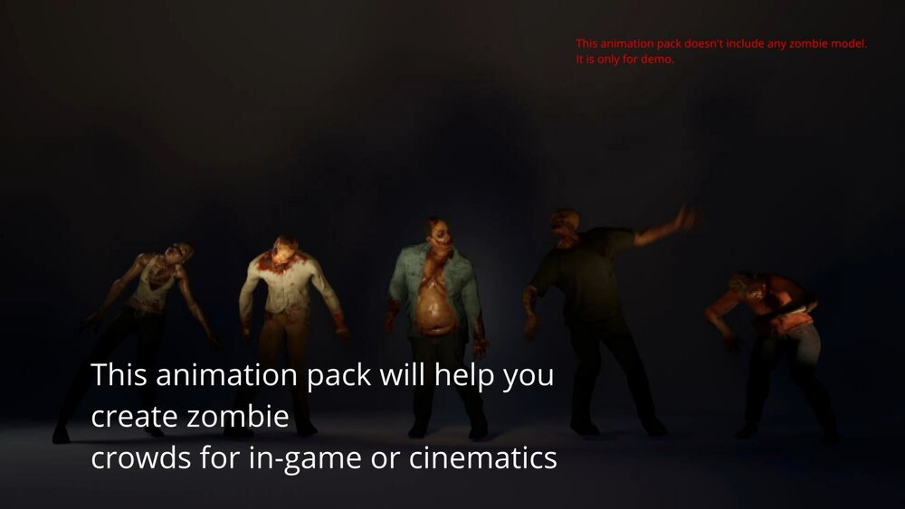 65 Zombie Idle Animation by JKMotion 